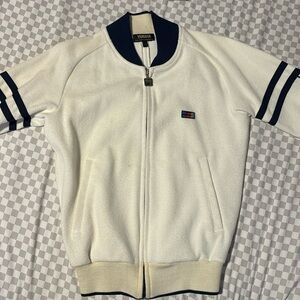 Vintage Yamaha Sports Embroidered Sweater Jacket